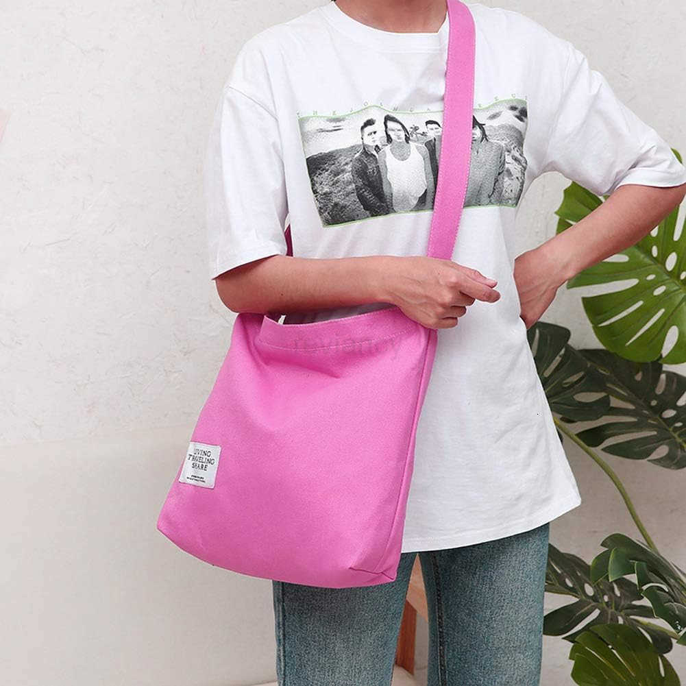 Womens Retro Large Size Canvas Shoulder Bag Hobo Crossbody Handbag Casual ToteW250913
