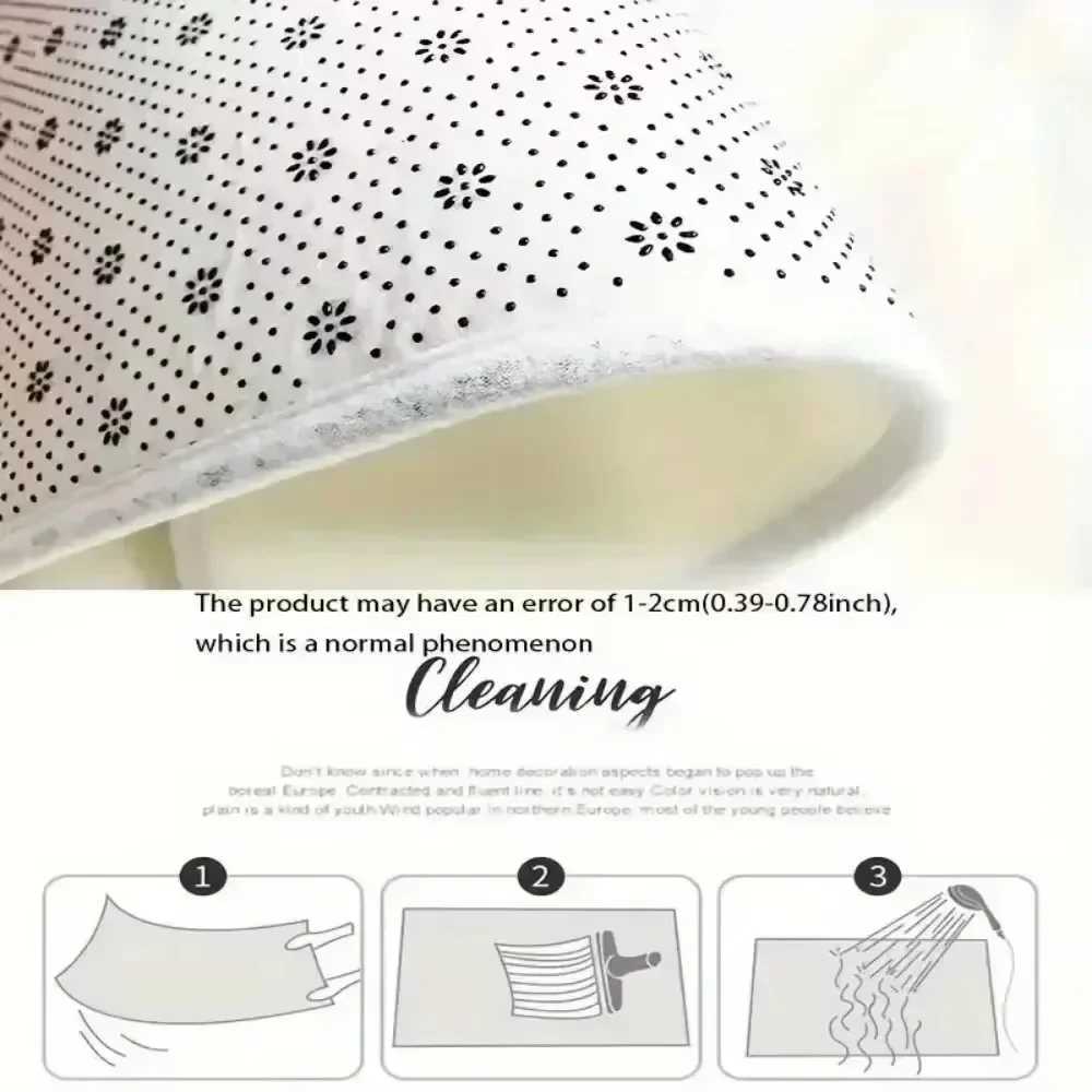 MINISO Round Summer Coffee Table Sofa Cushion Living Room Bedroom Study Bedside Carpet Washable Durable Home Decorations C913 H260226