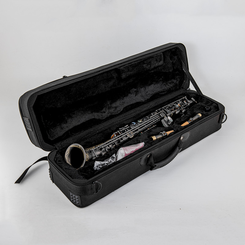 High-Quality Made in Japan tobacco pipe Soprano Saxophone SAX Bb Brass Lacquered Body and Keys Mouthpiece Reeds Neck With Case