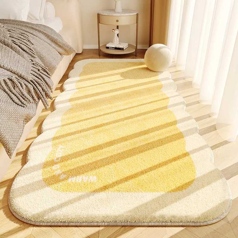 Girl imitates cashmere living room carpet alien princess bedroom bedside carpet dressing room bay window floor mat C250913
