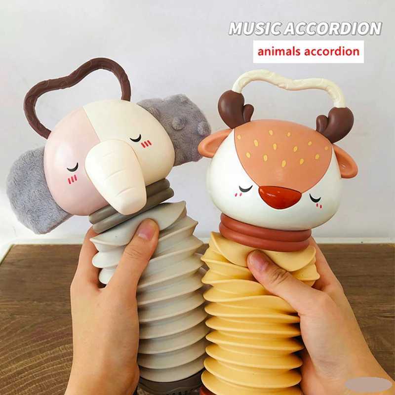 Cartoon Dog Music Accordion Toy Instruments Learning Early Education Interactive Musical Soothe Baby Toys For Children Gifts C250913