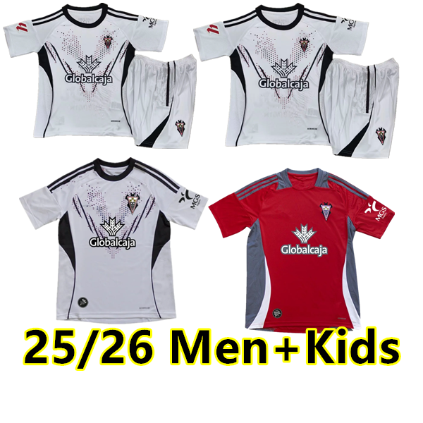S-4XL Albacete Soccer Jerseys 2025 2026 HARIN MORCILLO QUILES soccer jerseys 25 26 LAZO MEDINA RODRIGUEZ home away third men kids football shirt
