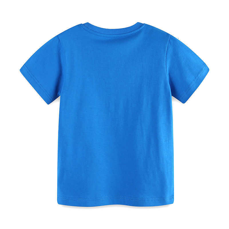 Boys' T-Shirt 25 Summer New Cartoon Planet Print Sports Shirt Children's Round Neck Short Sleeve Top