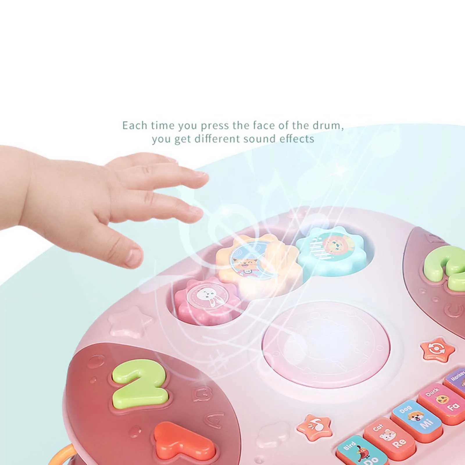 Baby Activity Table Toys Musical Sound Cute Infants Activities Toys Educational Skills Learning Music Game Kids Gift For Baby C250913