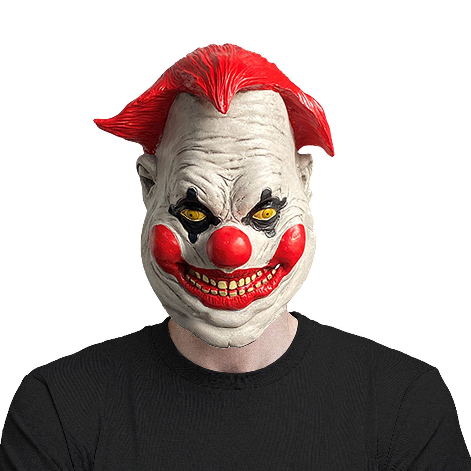 Halloween Toys Killer Klowns From Outer Space Demon Clown Mask Killer Joker Latex Masks Cosplay Halloween Carnival Costume Props Adult L250926