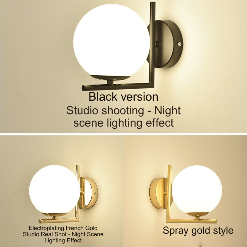 The new bedside wall lamp is a simple and modern led background light for the bedroom and living room- QJ