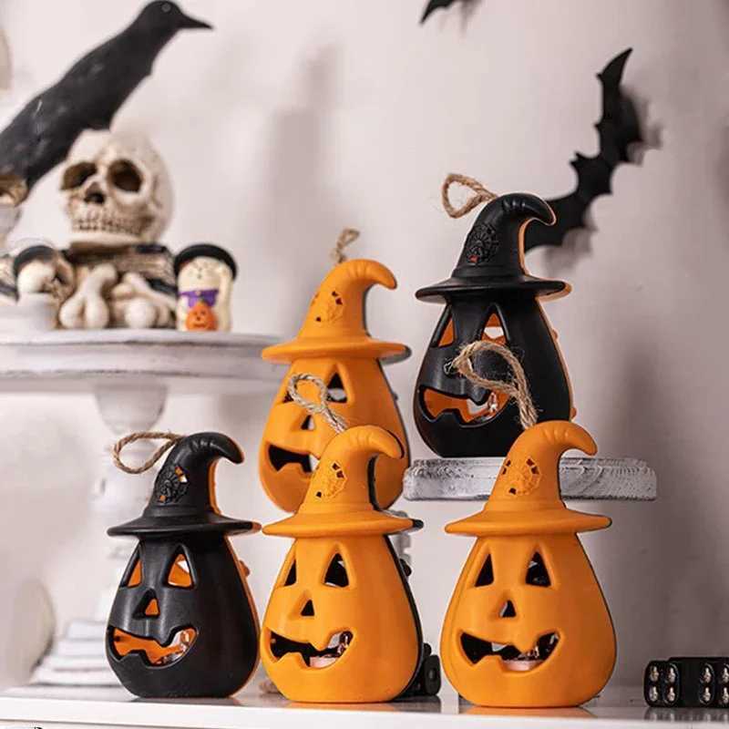 Side Pumpkin Skull Night Light Lamp Double Changing LED Night Light Room Decor Table Desk Lamps Halloween Gifts for Kids Boys C250913