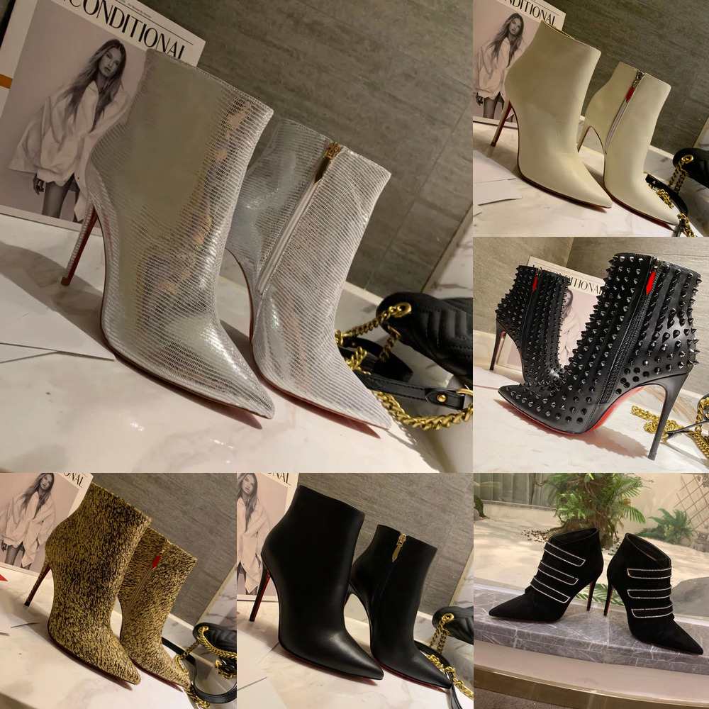 Newest boots sneaker Melon Flat men boot black spikes suede leather shoes super perfect Motorcycle ankle boots size 35-40 5a2