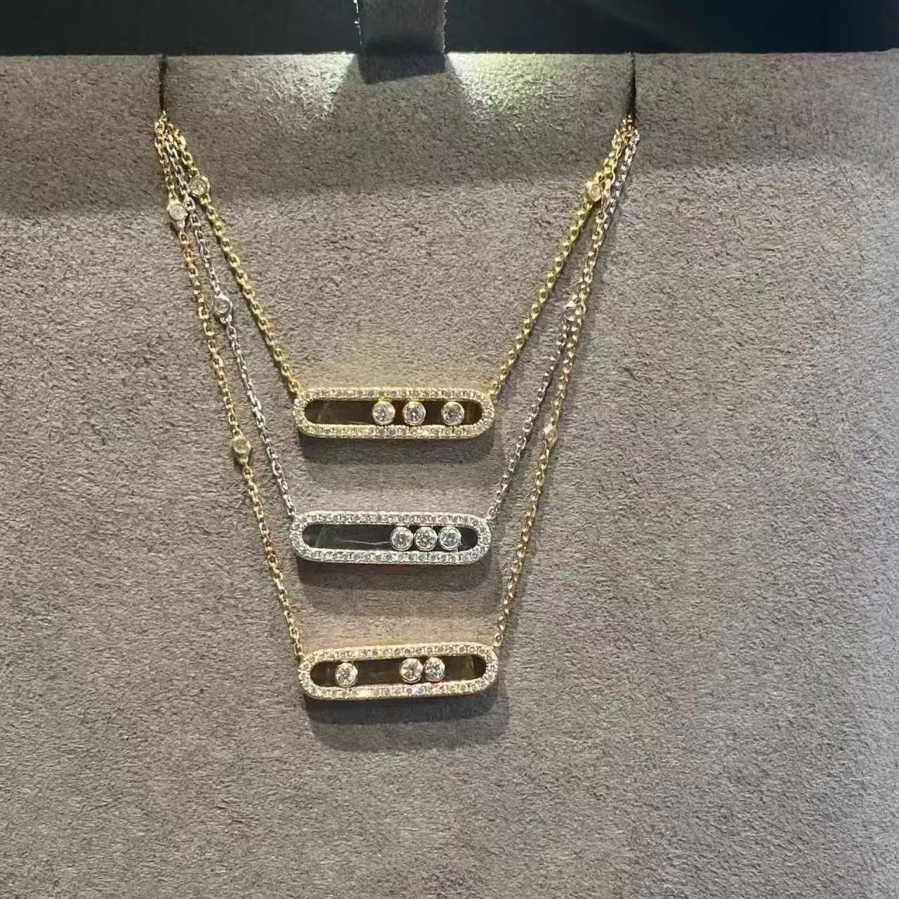 necklace luxury jewelry designer necklace Luxury Necklaces For Women Four leaf clover necklace Metal Chain Thin Pendant Charm Valentines Day Gift With Box