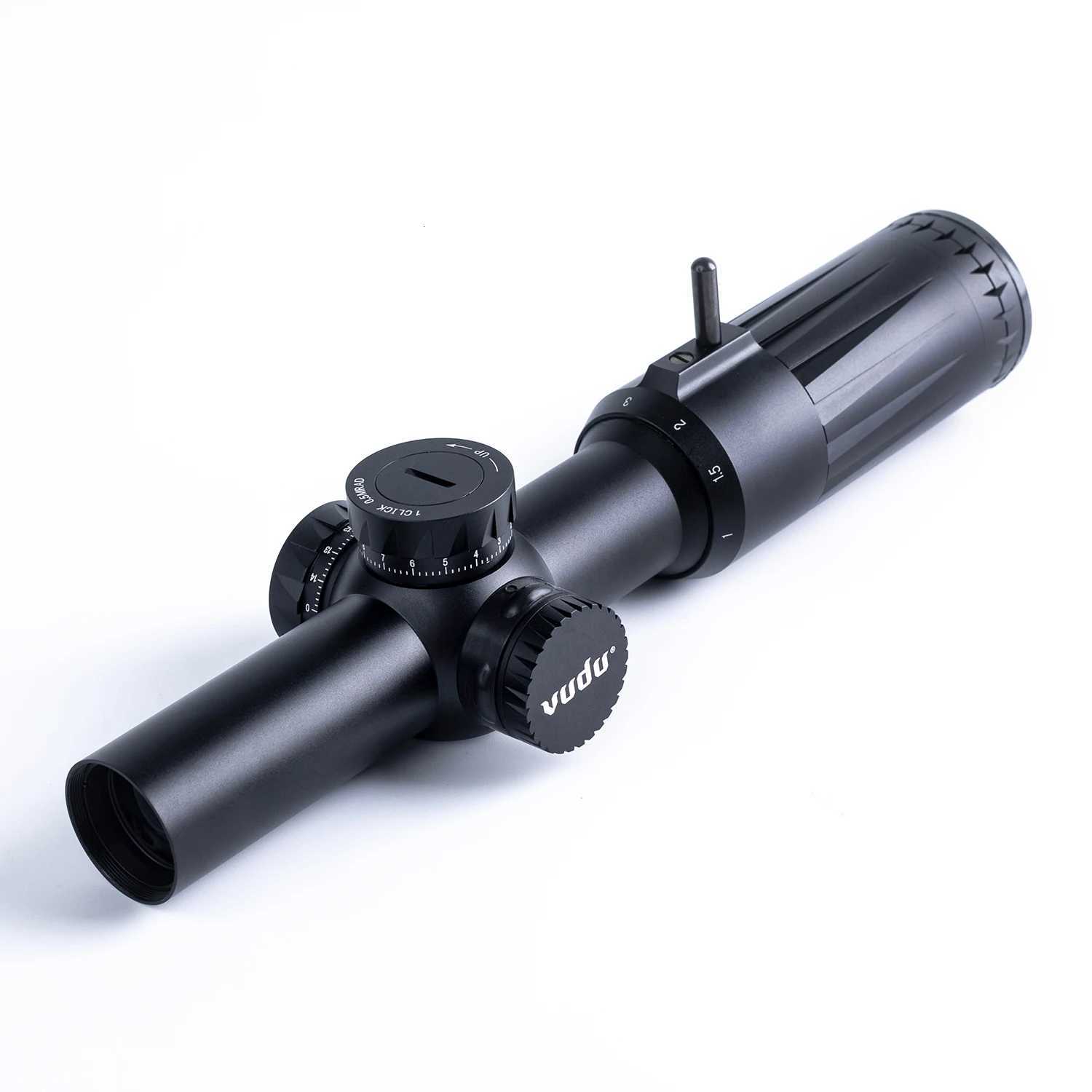 Vudu Optics Precision Rifle Scope 6X24 FFP SR Reticle MRAD 30mm Maintube BlackW250913