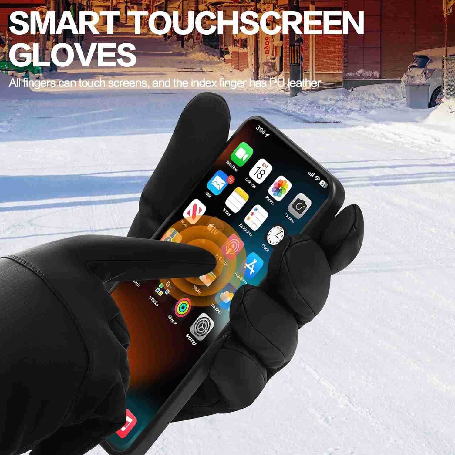 Winter Gloves for Women Running in Cold Weather Touchscreen Gloves for Bike Hiking W250913