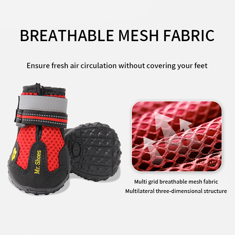 Dog Shoes Large Medium and Small Dog Teddy Pet Shoes border collie Splash proof Breathable Big Dog Anti drop Shoes