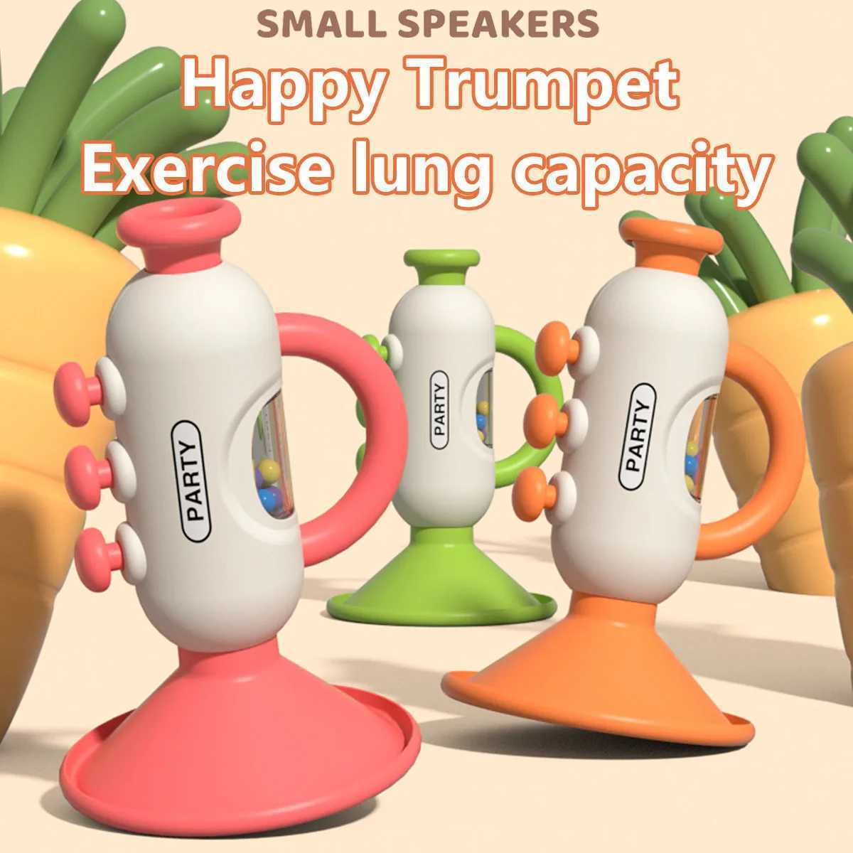 Small Trumpet Childrens Toys Baby Blowing Music Sound Instrument Trumpet Harmonica Blowing Boys and Girls C250913