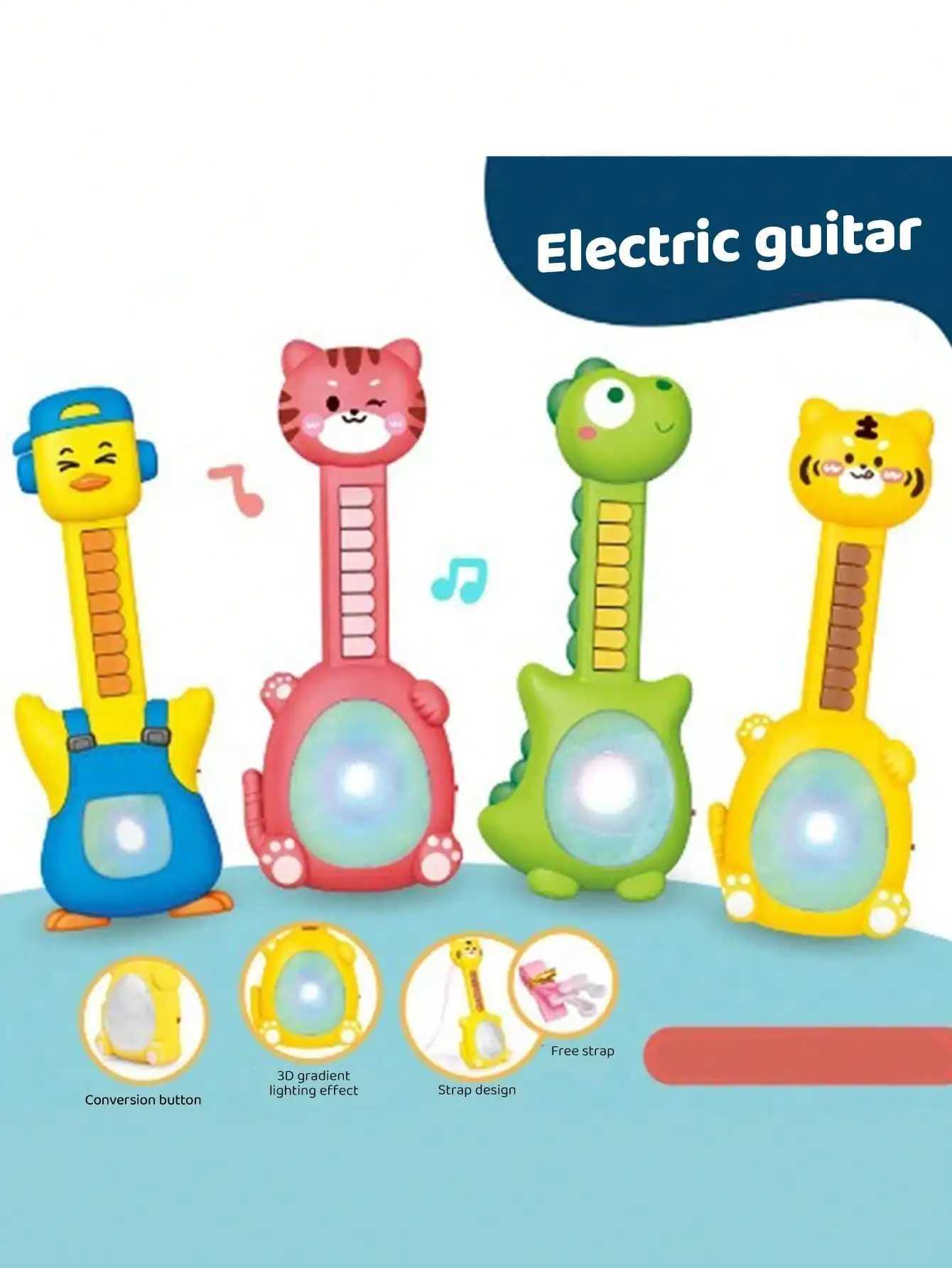 Musical Piano Musical Guitar Toys Rolling Ball Baby Toys Light Up Musical Baby Toys Perfect Early Learning and Development C250913