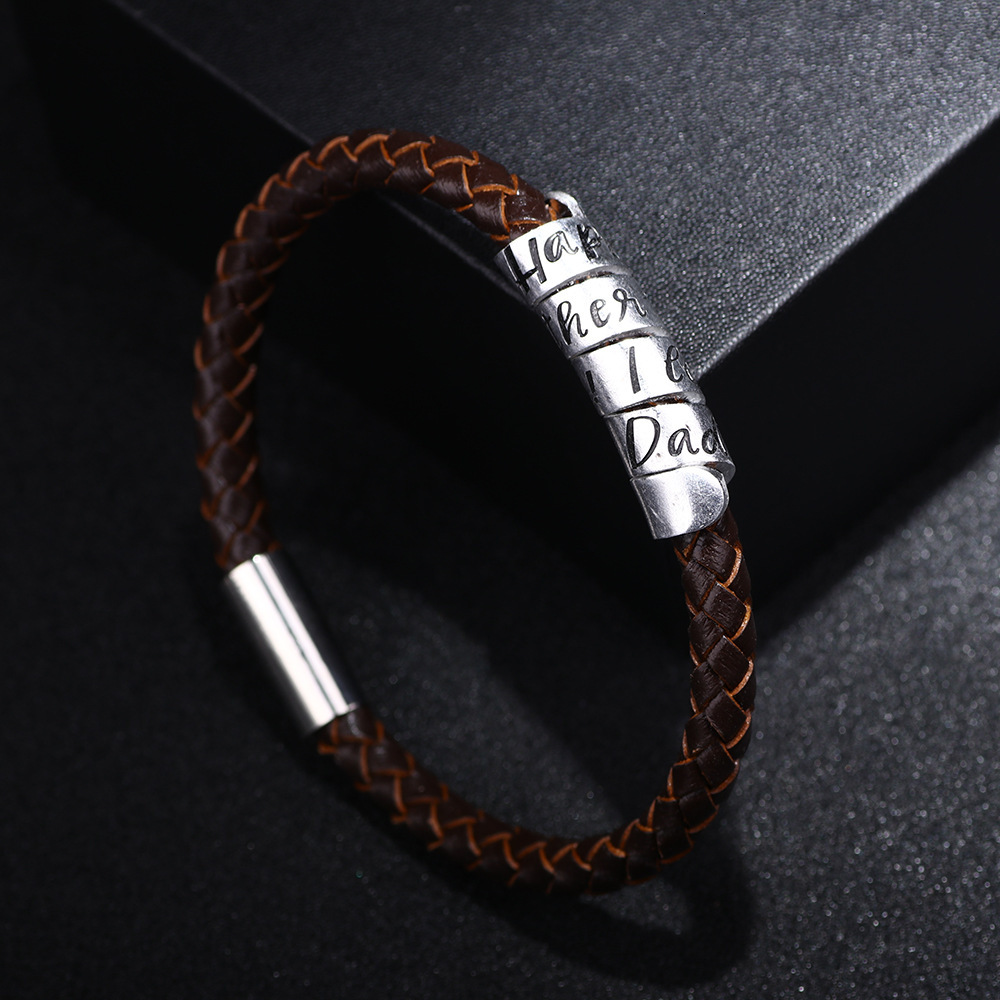 Magnetic Clasp Father's Day Gift Men's Bracelet Versatile High-End Feel Jewelry ddmymoon