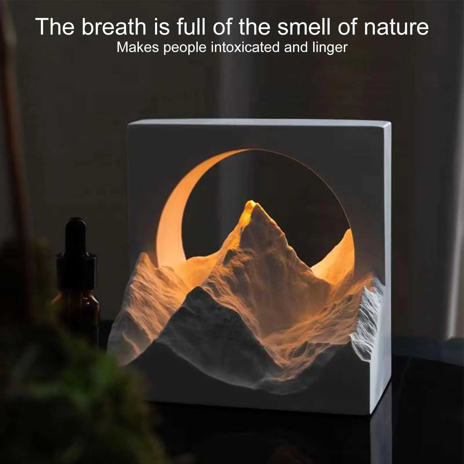 Aromatherapy Lamp Rizhao Jinshan Bedside Lamp Plaster Creative Decoration Relaxing Aromatherapy Night Light for Adults Teen Kids C250913