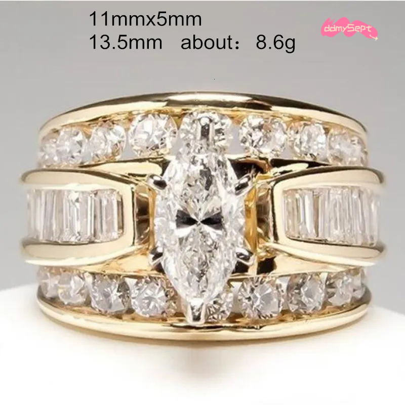 2025 New High-end Copper-inlaid Zircon Women's European Designer Wedding Ring And American Fashionable Engagement Jewelry Accessory ddmythur