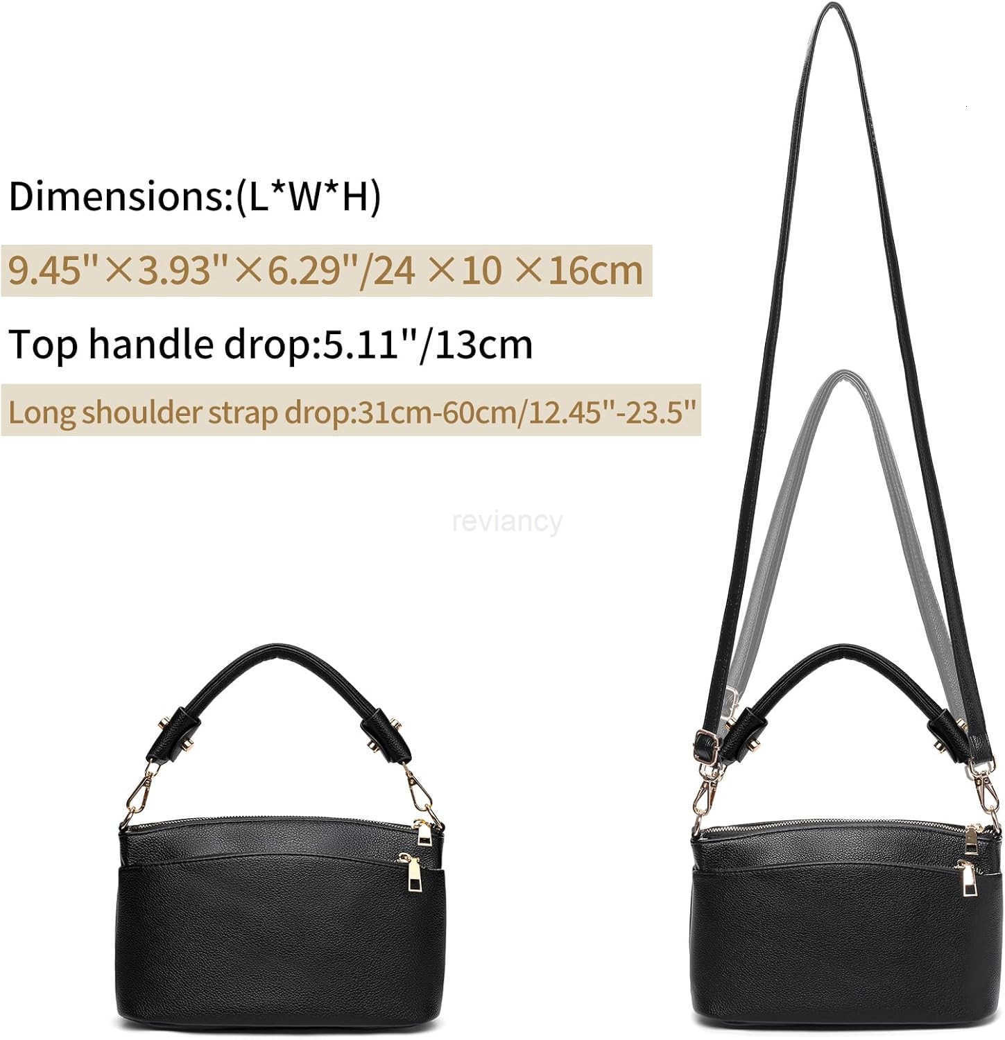 Crossbody Bag for Women Vegan Leather Top Handle Handbags Small Shoulder PurseW250913