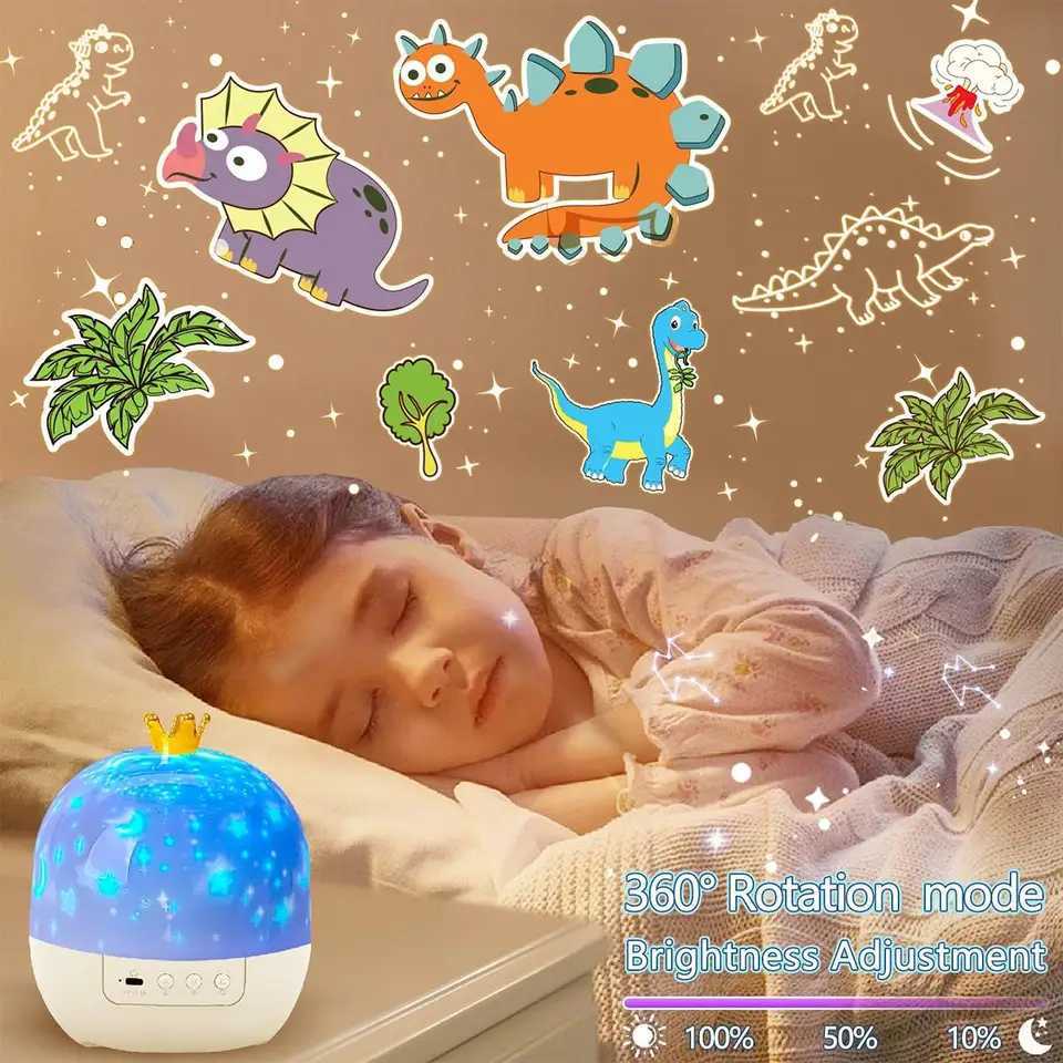 Crown Galaxy Projector 21 In 1 Light Lamp 360degree Rotating Kids Night For Led Room Atmosphere Christmas Decoration Multicolor C250913