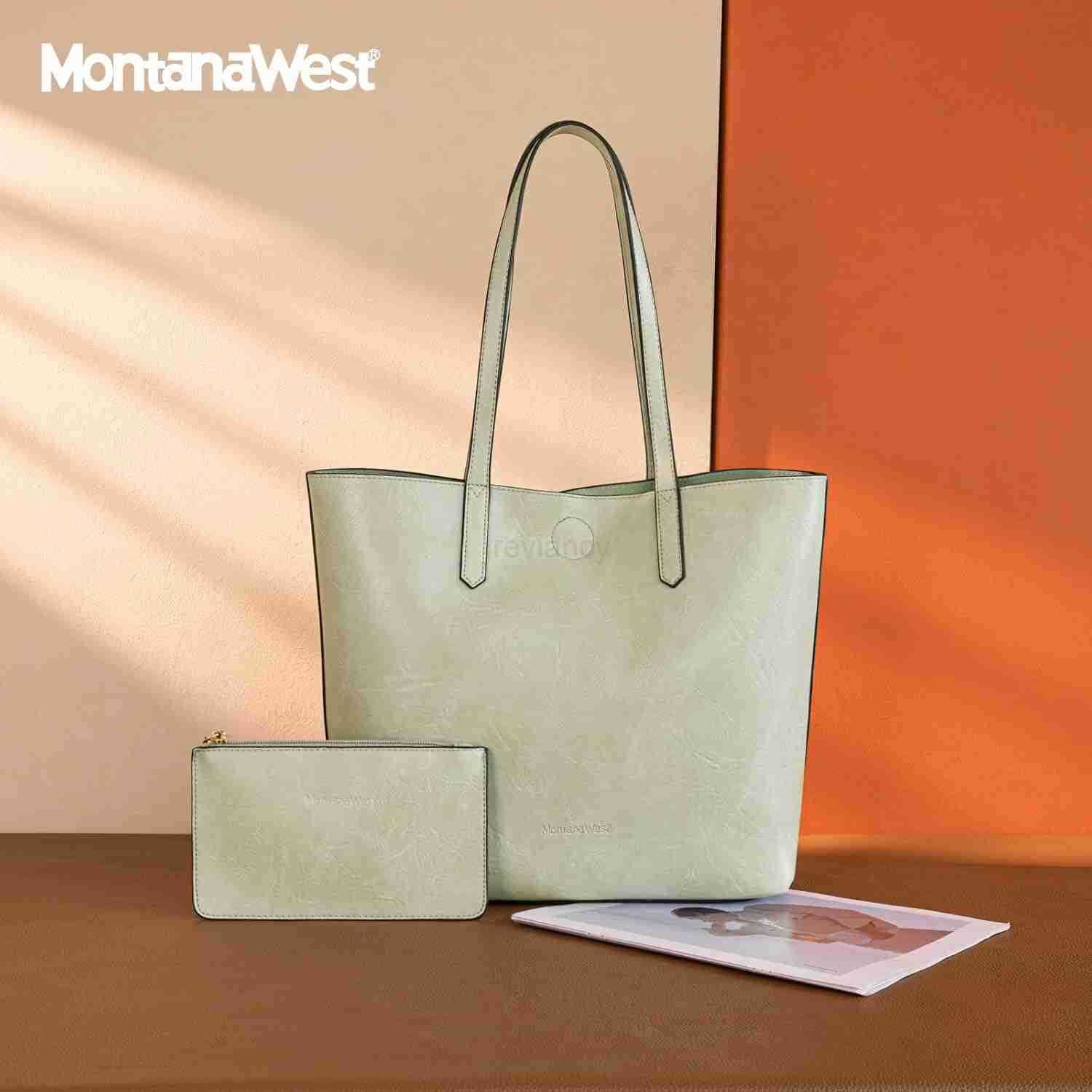 West Tote Bag for Women Top Handle Purses and Handbags Soft HoboW250913