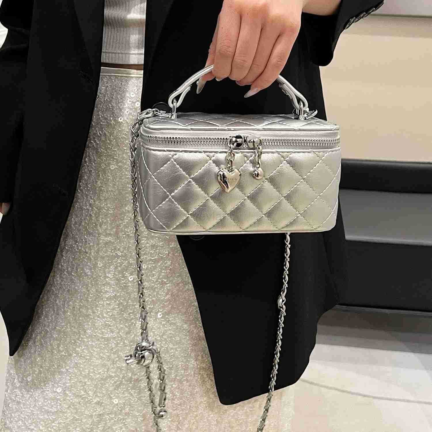 Square Handbag Purse for Women Chain Designer Crossbody Shoulder Bag Mini TopHandle PouchW250913