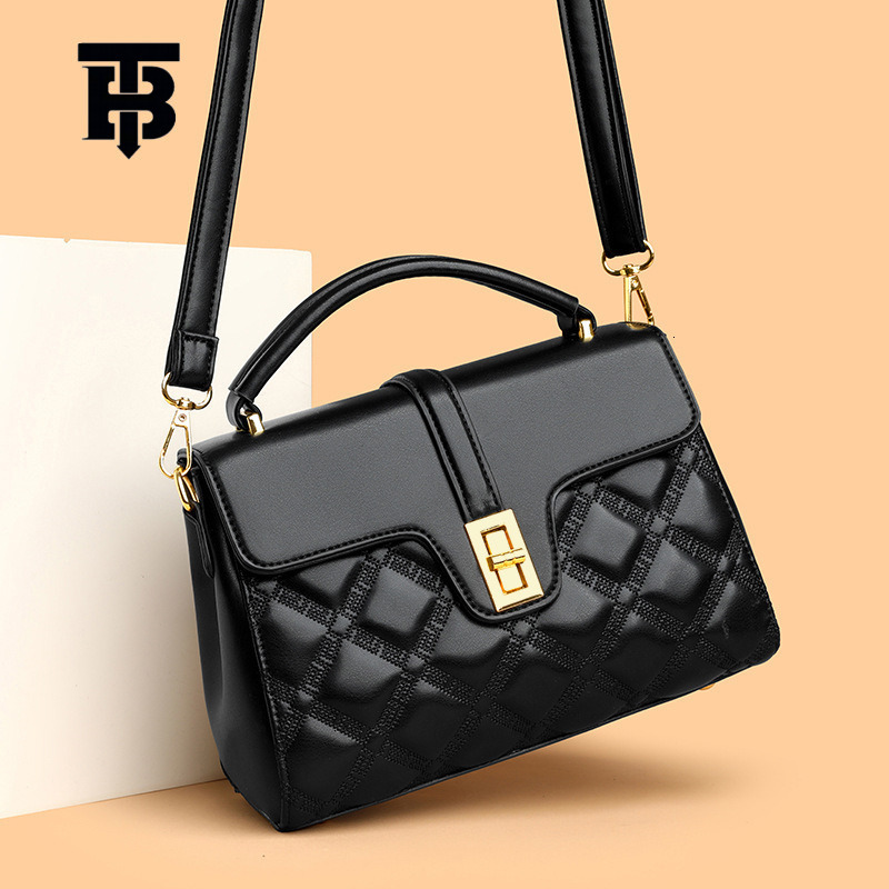 TB BHULAMTE Designer Bag Women's Bag New 2025 Women's Crossbody Bag Fashion Simple Large Capacity Shoulder Bag Soft Leather Versatile Handba
