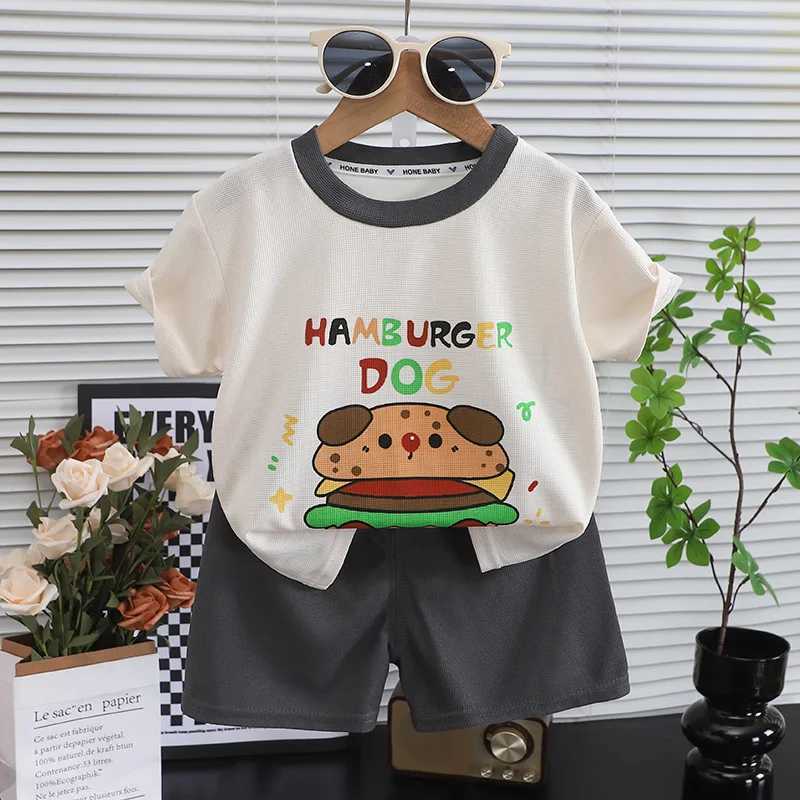 Kids Set Children Clothes Boys Girls Tshirt Shorts 2PCS Summer Short Sleeve Baby Children Clothing Suit Comfort C250913