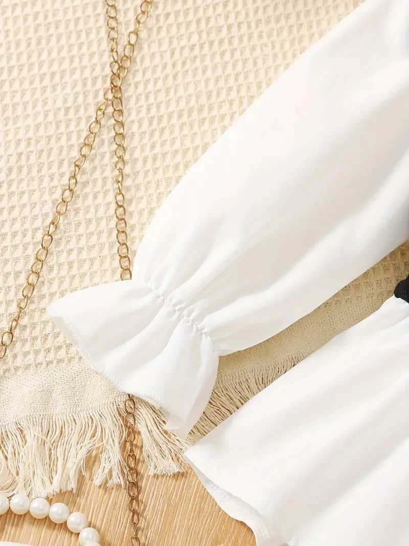 Girls Knit Long Sleeve Shirt Top Stretchy Knit Pants 2Pcs Set Casual Winter Outfit Toddler Kids Clothes For 3 4 5 6 7 8 9 10Y C250913