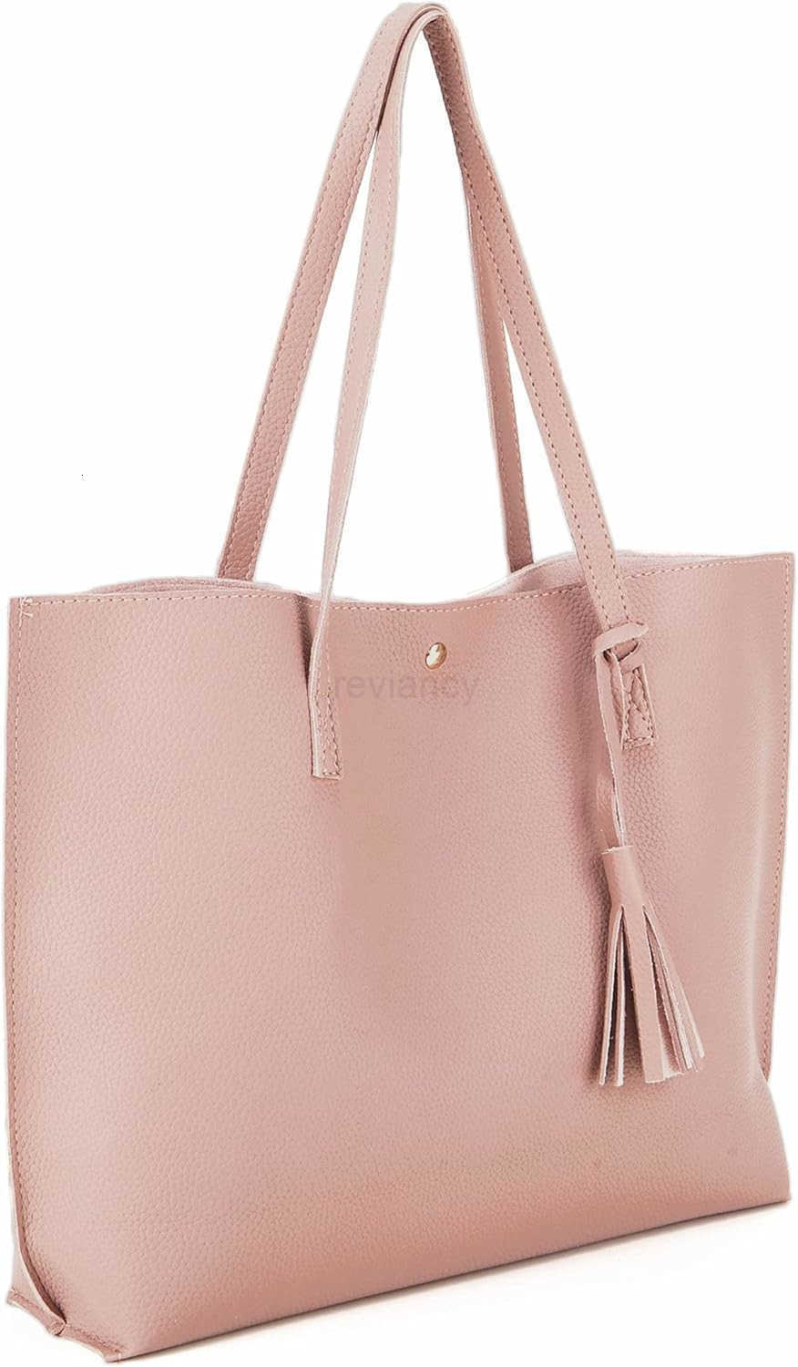 Women Tote Bags Top Handle Satchel Handbags PU Faux Leather Tote Bag with Tassel Shoulder PurseW250913