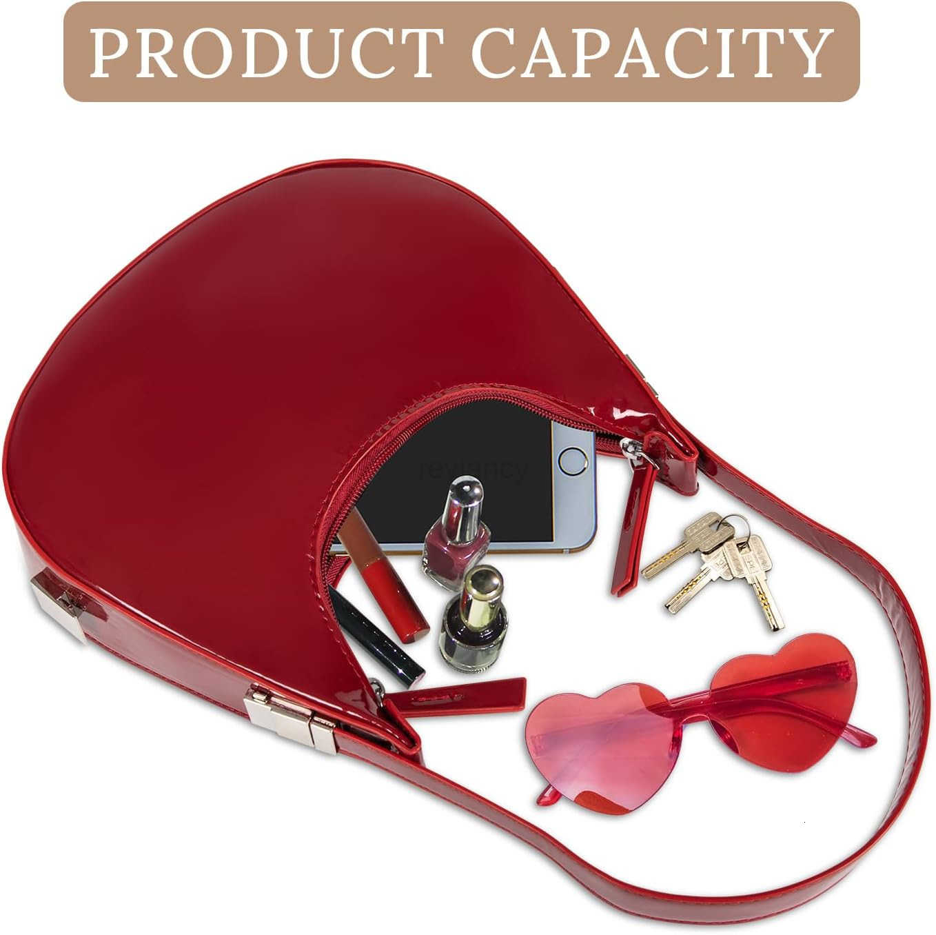 Womens Crescent Shoulder Bags Fashion Y2k 90s Hobo Crescent HandbagsUnderarm Shoulder Purse BagUpsized VersionW250913