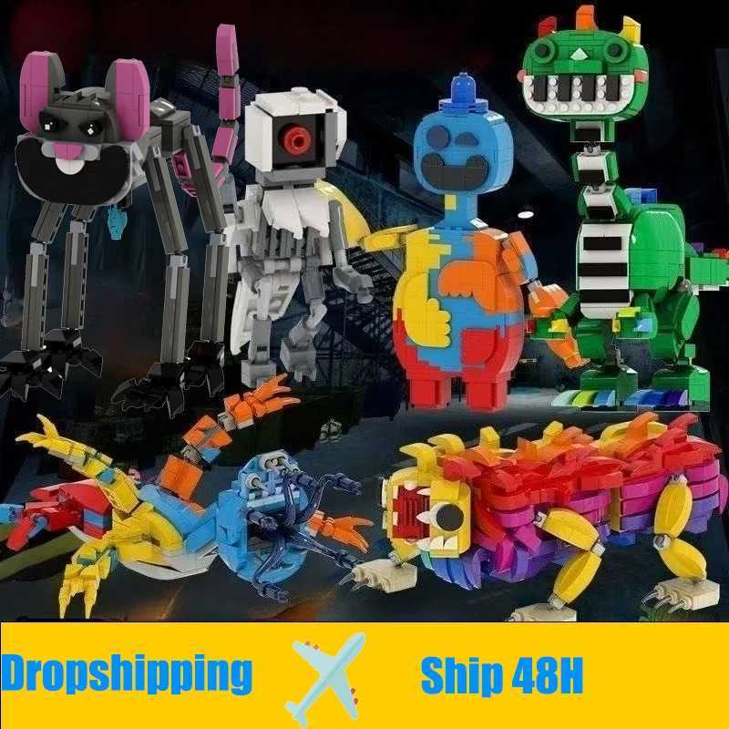 Nightmare Poppi Catnap Monster Building Blocks Smile Critter Animation Bricks Model Toys For Kids Boys Birthday Christmas Gift X250913