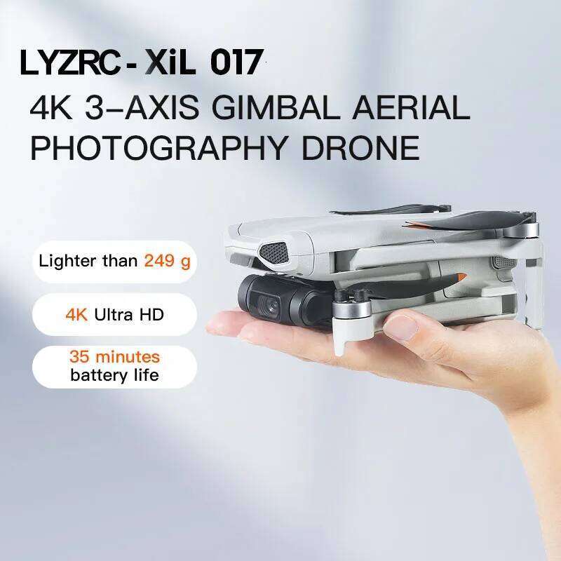 LYZRC Axis Gimbal Drone K Camera GPS Dron Touch Screen Remote KM Image Transmitting G Wifi FPV Foldable Quadcopter New