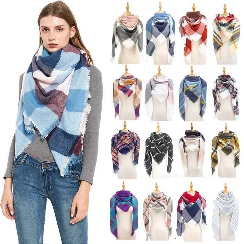 Newest Designer Scarf wen luxury Plaid Scarves Shawls Brand Knitted Cashmere Bufandas Invierno Mujer Fashion Bandana Wrap G250912