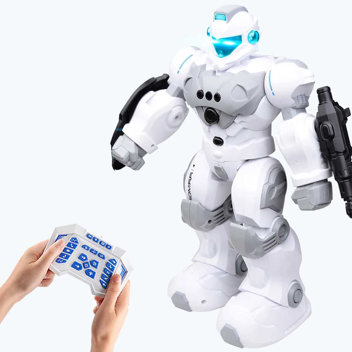 24G Remote Controlled Robot Intelligent Programming Gesture Sensing Dancing Singing Puzzle Toys Excluding regular batteries C250913