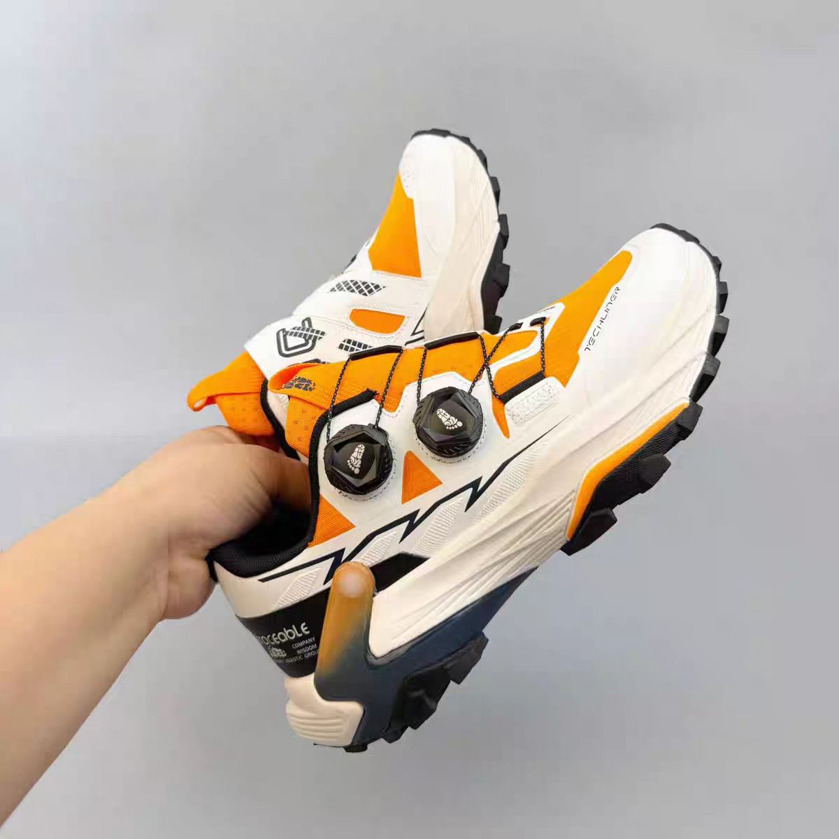 traceable High-end Foreign Trade Shoe for Men, Wear-reitant, Lightweight, Non-lip, Cuhioned, Comfortable, Double Buckle, Outdoor Hiking, Trekking, Tra