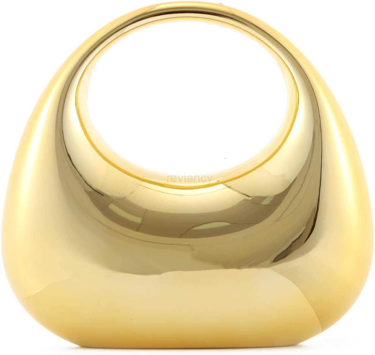 Womens Moon Shape Unique Handbag Acrylic Tophandle Purse Crossbody Evening HandbagW250913