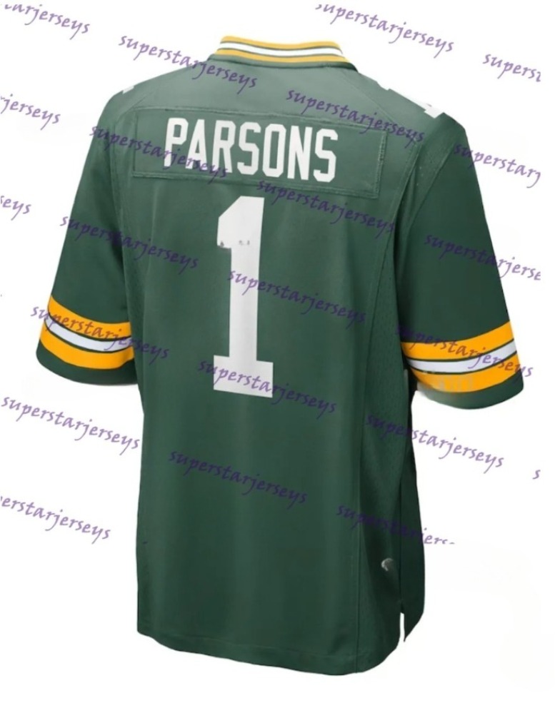 Custom Football Jerseys 1 PARSONS Love Custom Football Jersey Willis Brooks Jacobs Doubs Heath Melton Jerseys All Stitched Any Name Number