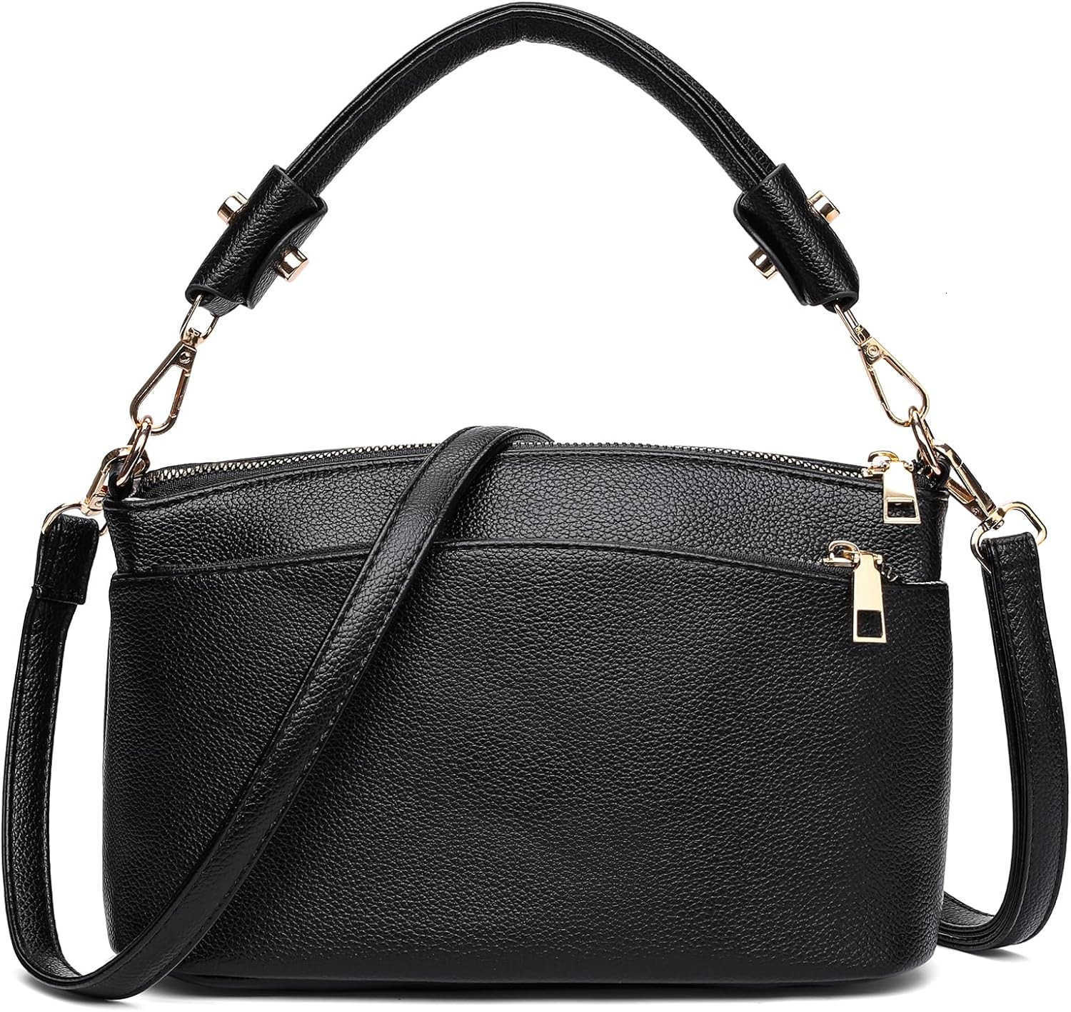 Crossbody Bag for Women Vegan Leather Top Handle Handbags Small Shoulder PurseW250913