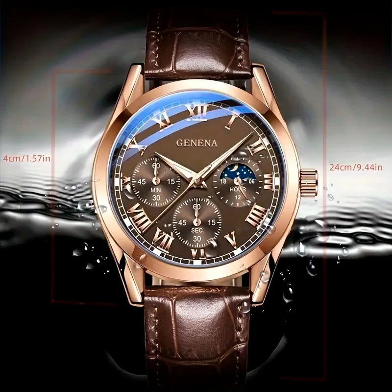 Mens business and casual quartz watch 250912