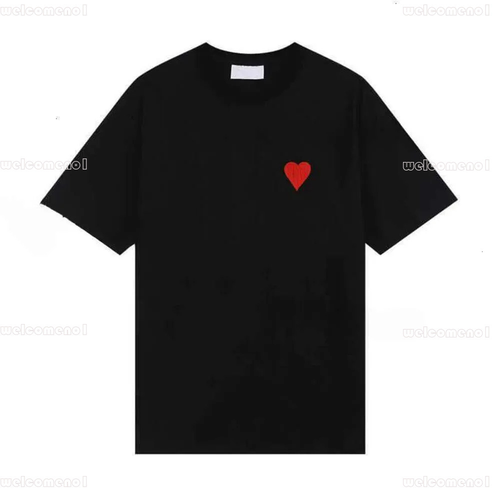 Amily Shirt 2025 Summer Designer Mens Women Minimalism Short Sleeves Luxury A Heart Printed Graphic Tee Fashion Mens Casual Sports Clothing Loose Tshirt 5C8
