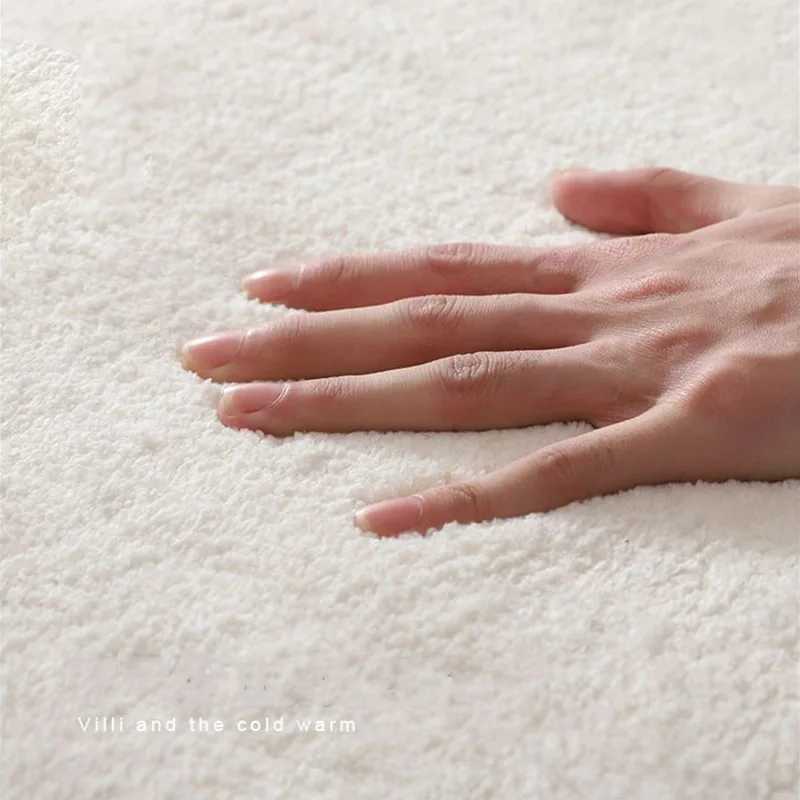 Super Soft Bedside Carpet Irregular Moss Pattern AntiSlip Fluffy Bathroom Mats Absorbent Kitchen Floor Rug Shaggy Carpet Home C250913