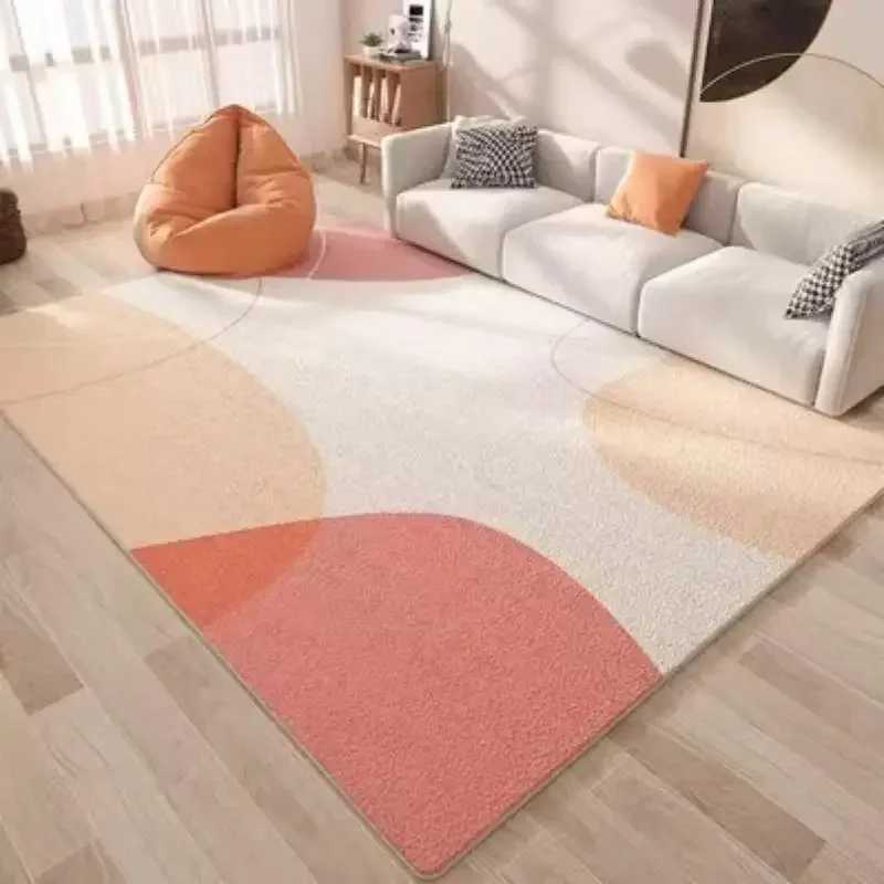 Morandi Light Luxury Premium Living Room Carpet Home Bedroom Nonslip Machine Washable Carpet C250913