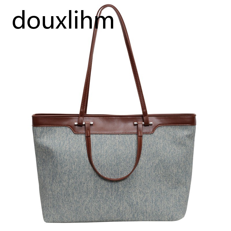 New High-quality Genuine Leather Women's Crocodile Pattern Large Capacity Bag Shoulder Bag Handbag