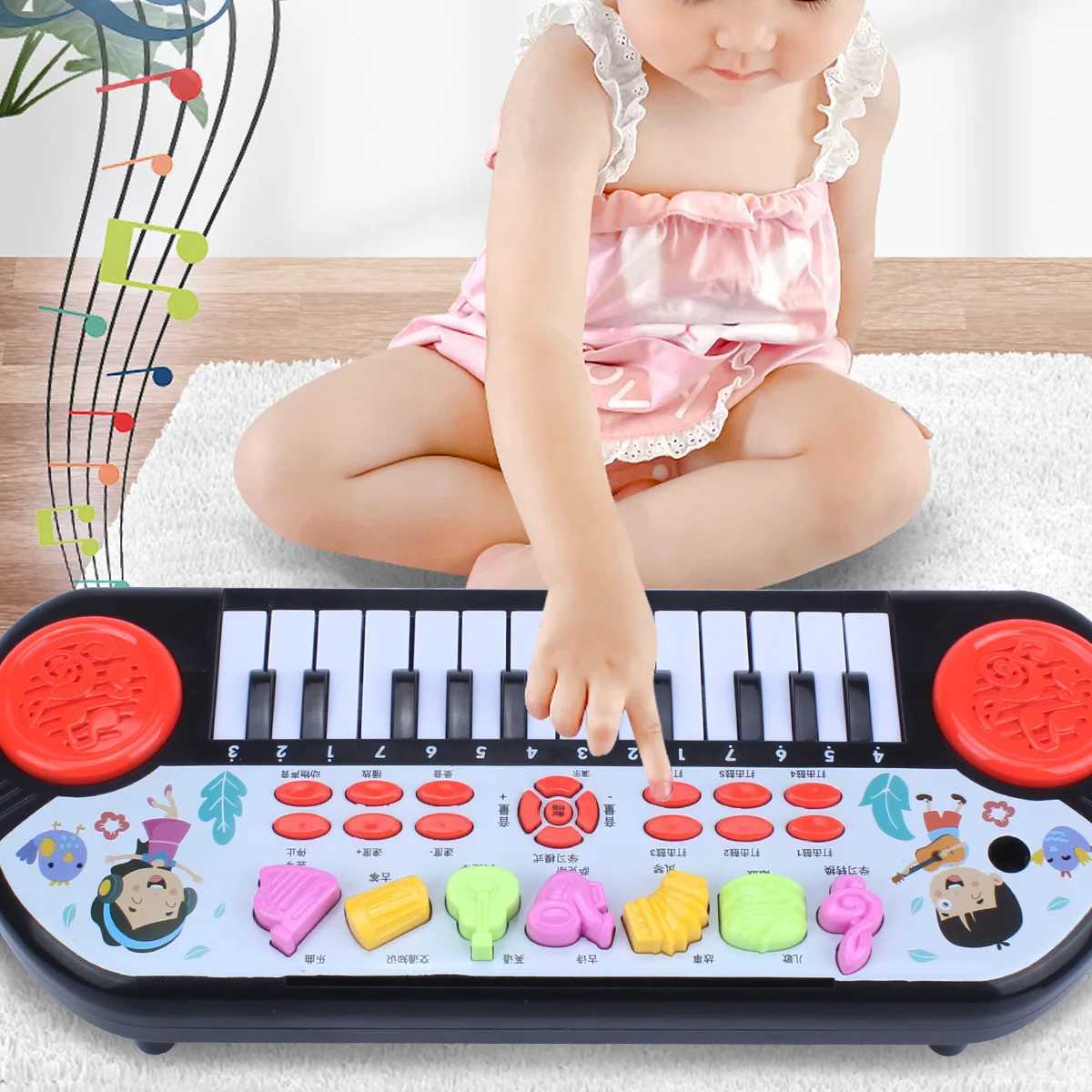 New 36key Childrens Electronic Piano with Microphone Baby Educational Electronic Piano Multifunctional Toy Musical Instrument C250913