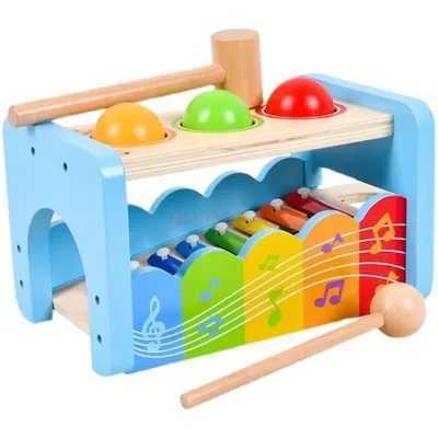 Babies and childrens xylophone player playing piano 8 months old childrens puzzle playing ball music toys 123 years old C250913