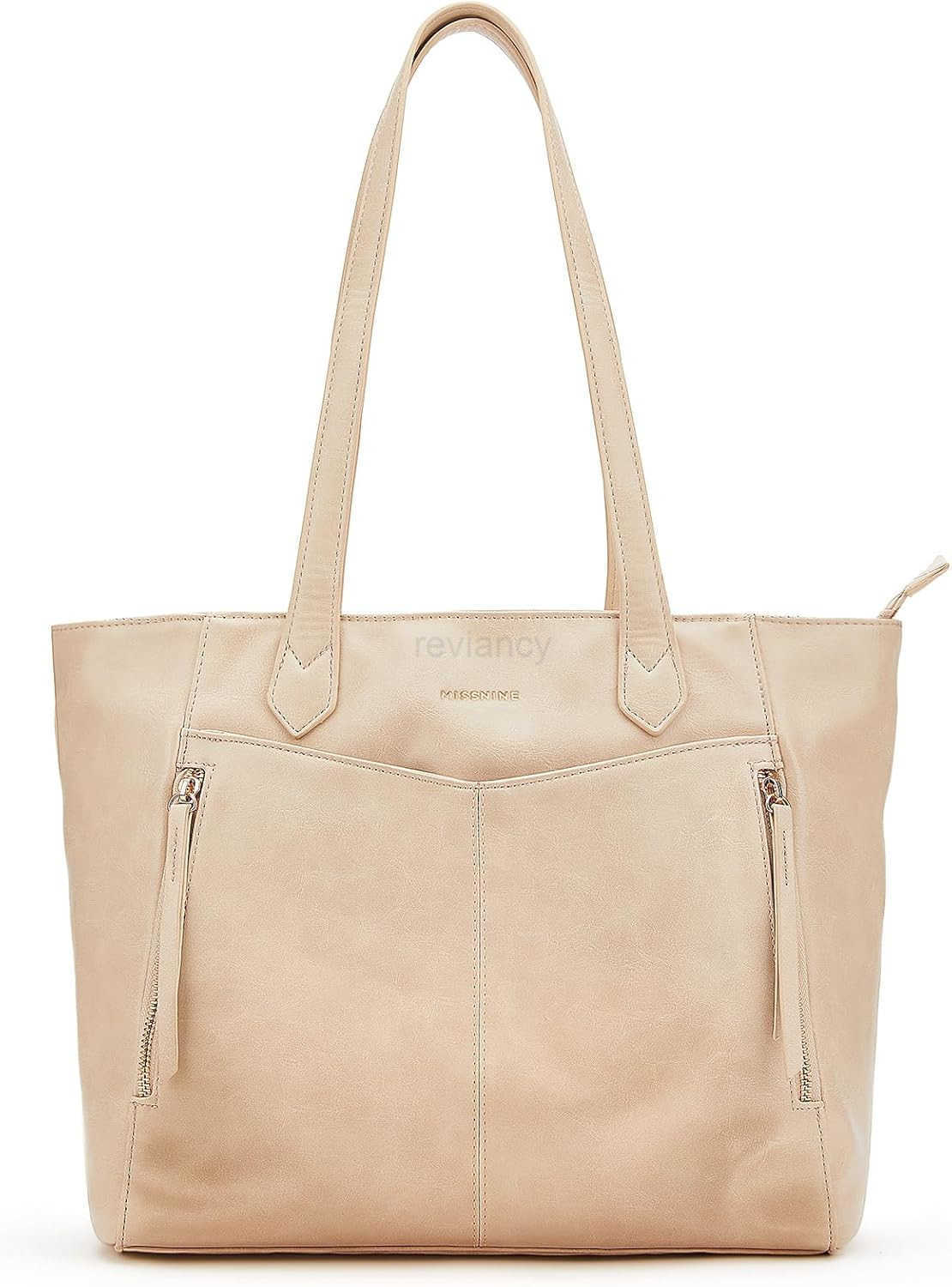 Tote Bag for Women with Zipper Leather Purse and Handbags Ladies Tophandle Shoulder Bags for Work Casual TravelW250913