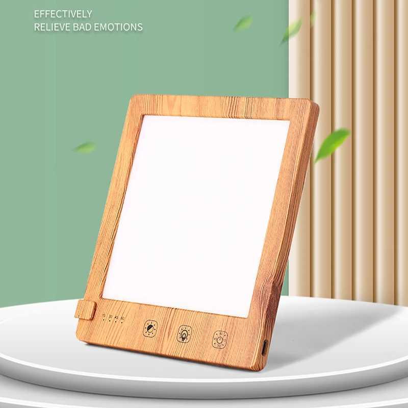 Sad Lamp Stepless Dimming Phototherapy Bionic Solar Light Touch Therapy Light Lamp Depression Antifatigue Lamp Timed Night Ligh C250913