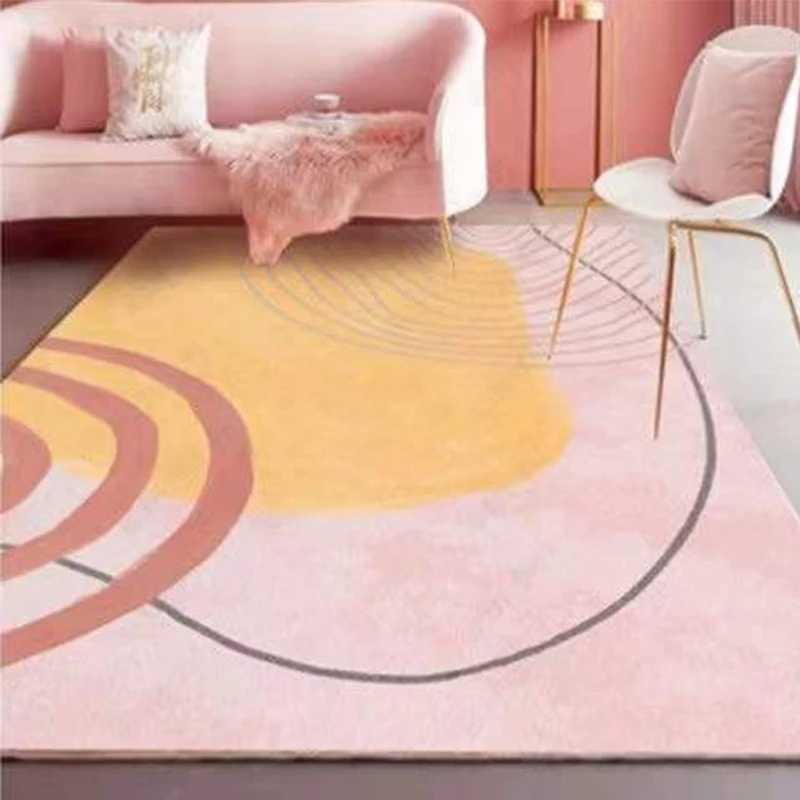 Pink Girl Modern Carpet for Living Room Home Decoration Children Carpets for Rooms Large Area Rug Cute Door Mat Non Slip Carpet C250913