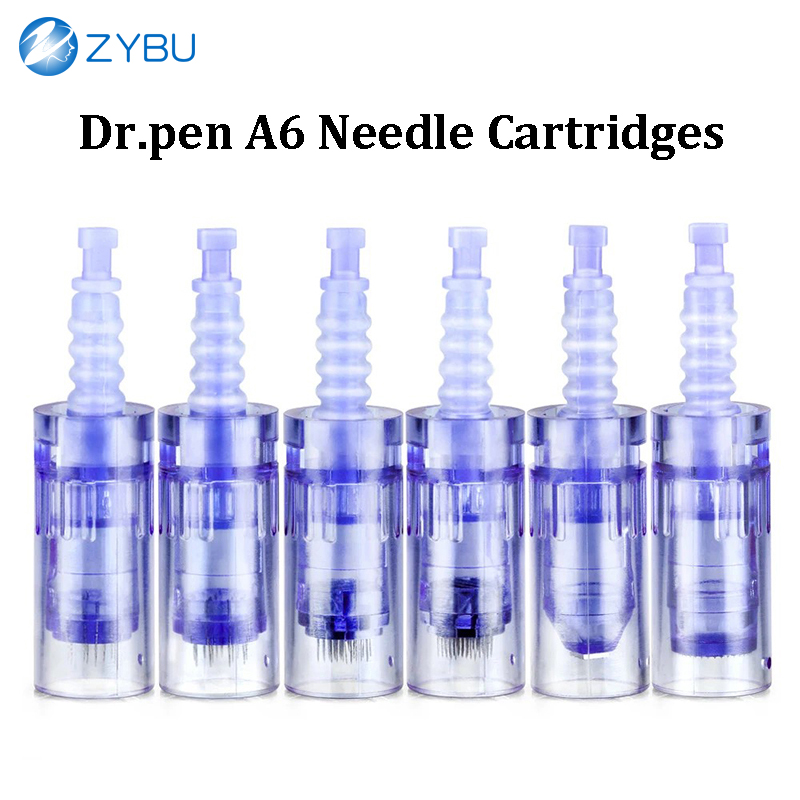 Dr Pen A6 Replacement Micro Needles - Set of Various Sizes for Advanced Skin Treatment 1 3 5 7 9 12 24 36 42 Pin Round Nano 3D 5D MTS Tips 100Pcs Cart