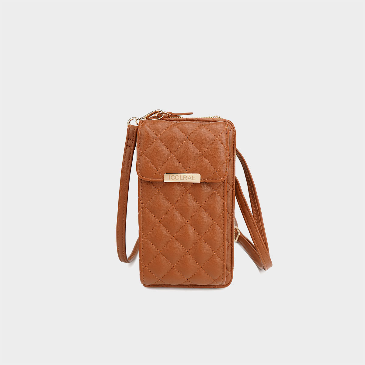 HERMIN 2025 new women's bag diamond grid chain bag fashionable and versatile ins crossbody bag shoulder bag small bag